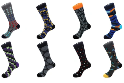 Unsimply Stitched 8 Pair Combo Pack Socks In Multi
