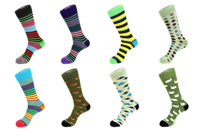 Unsimply Stitched 8 Pair Combo Pack Socks In Multi