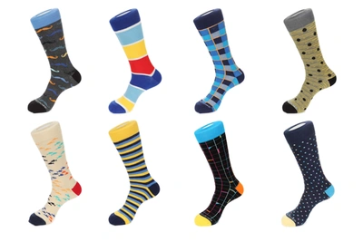 Unsimply Stitched 8 Pair Combo Pack Socks In Multi