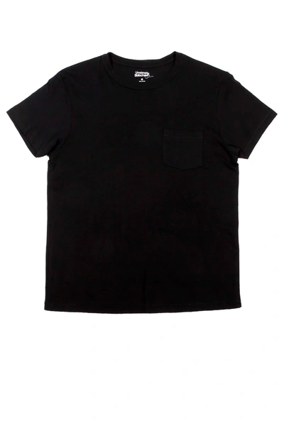 Unsimply Stitched Lounge Pocket T In Black