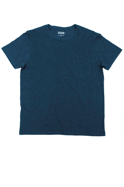 Unsimply Stitched Lounge Pocket T In Blue