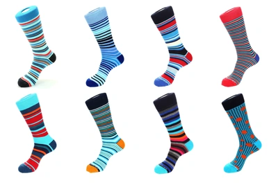 Unsimply Stitched 8 Pair Combo Pack Socks In Multi