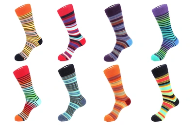 Unsimply Stitched 8 Pair Combo Pack Socks In Multi