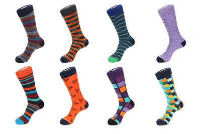 Unsimply Stitched 8 Pair Combo Pack Socks In Multi