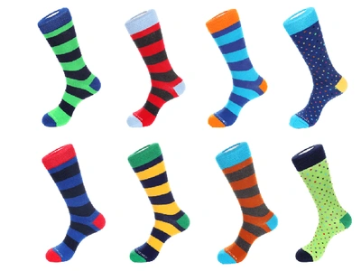 Unsimply Stitched 8 Pair Combo Pack # 20 Socks In Multi