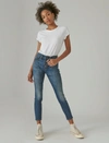 Lucky Brand Bridgette Skinny Jeans In Blue
