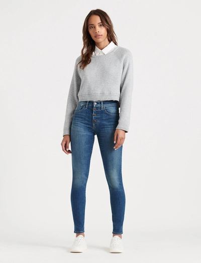 Lucky Brand Womens High Rise Bridgette Skinny Jean In Blue