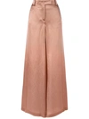 VALENTINO TEXTURED WIDE LEG TROUSERS,MB0RB1E037B11959067
