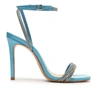 Schutz Women's Altina Glam Crystal Embellished High Heel Sandals In Blue