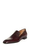 Christian Louboutin Brown Dandelion Loafers In Bordeaux