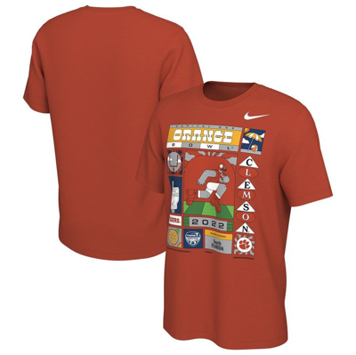 Nike Orange Clemson Tigers 2022 Orange Bowl Illustrated T-shirt