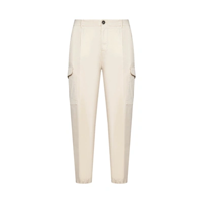 Brunello Cucinelli Cotton Pants In White