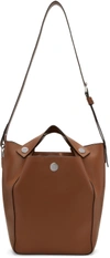 3.1 Phillip Lim / フィリップ リム Large Dolly Leather Tote - Brown In Black