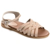 Journee Collection Journee Women's Solay Sandal In Brown