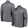 Tommy Bahama Gray San Francisco Giants Delray Islandzone Half-zip Top In Gray