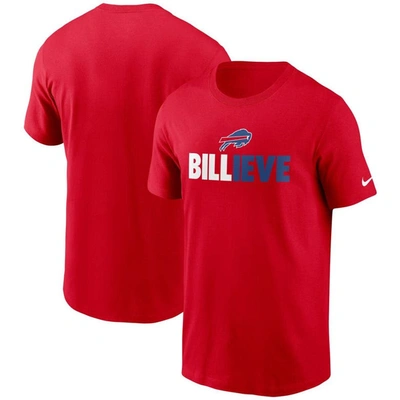 Nike Men's Buffalo Bills Hometown Collection T-shirt In Red