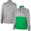 COLOSSEUM COLOSSEUM GRAY NORTH DAKOTA JOHN HALF-ZIP JACKET