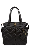 Kurt Geiger Quilted Baby Bag In Black