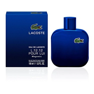Lacoste 298105 5.9 oz Eau De L.12.12 Magnetic Edt Spray For Men In Blue