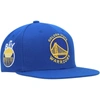 Mitchell & Ness Men's  Royal Golden State Warriors Side Core 2.0 Snapback Hat In Royal