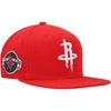 Mitchell & Ness Men's  Red Houston Rockets Side Core 2.0 Snapback Hat In Red