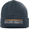 FANATICS FANATICS BRANDED BLACK VEGAS GOLDEN KNIGHTS AUTHENTIC PRO RINK CUFFED KNIT HAT