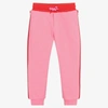MARC JACOBS MARC JACOBS GIRLS PINK COTTON JOGGERS