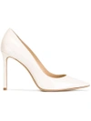 Jimmy Choo Romy 100 Pumps - Neutrals