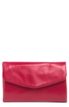 Hobo Lacy Leather Wallet In Flame