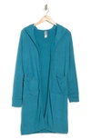 GO COUTURE GO COUTURE OPEN FRONT LONG CARDIGAN
