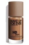 MAKE UP FOR EVER HD SKIN WATERPROOF NATURAL MATTE FOUNDATION, 1.01 OZ