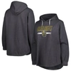 PROFILE HEATHER CHARCOAL VEGAS GOLDEN KNIGHTS PLUS SIZE FLEECE PULLOVER HOODIE