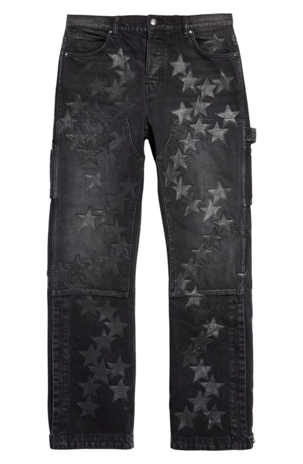 スターチーム　Star Zip Off Carpenter jeans Starteam Star Zip Off Carpenter Jeans Black | BONKERS