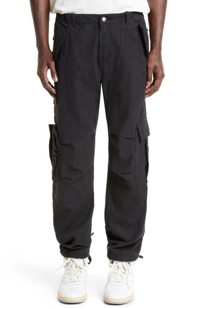 Rhude Black Paneled Cargo Pants