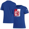 Adidas Originals Adidas Royal New York Rangers Reverse Retro 2.0 Playmaker T-shirt In Royal