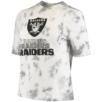 Junk Food Black Las Vegas Raiders Team Spirit Tie-dye T-shirt