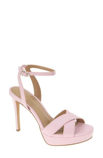 BCBGENERATION BCBG NIADA ANKLE STRAP PLATFORM SANDAL