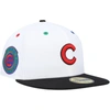 NEW ERA NEW ERA WHITE/BLACK CHICAGO CUBS 1962 MLB ALL-STAR GAME PRIMARY EYE 59FIFTY FITTED HAT