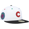 New Era Men's  White, Black Chicago Cubs 1962 Mlb All-star Game Primary Eye 59fifty Fitted Hat In White