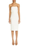 MAX MARA BERNARD STRETCH VIRGIN WOOL MIDI TUBE DRESS