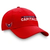 Fanatics Branded Red Washington Capitals Authentic Pro Rink Adjustable Hat In Red