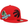NEW ERA NEW ERA RED TORONTO RAPTORS STATEVIEW 59FIFTY FITTED HAT