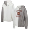 GAMEDAY COUTURE GAMEDAY COUTURE GRAY/WHITE AUBURN TIGERS SPLIT PULLOVER HOODIE