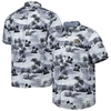 TOMMY BAHAMA TOMMY BAHAMA BLACK WAKE FOREST DEMON DEACONS TROPICAL HORIZONS BUTTON-UP SHIRT