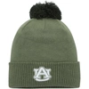 Under Armour Green Auburn Tigers Freedom Collection Cuffed Knit Hat With Pom In Green