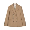Brunello Cucinelli Wool Jacket In Brown