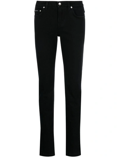 Dolce & Gabbana Logo-patch Denim Jeans In Combined Colour