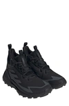 Adidas Originals Adidas Terrex Free Hiker 2.0 Mid Waterproof Gore-tex® Hiking Shoe In Black/grey/grey