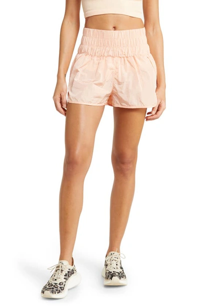 Free People Fp Movement The Way Home Shorts In Peaches