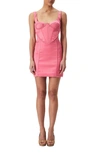 Bardot Aida Sheath Minidress In Petal Pink